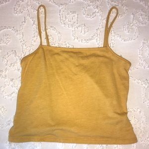 Pacsun yellow crop top